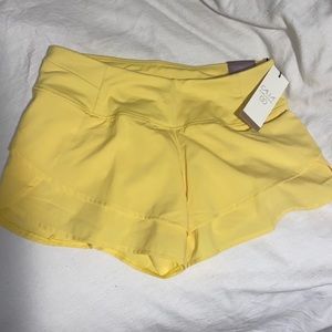 3” yellow Calia shorts